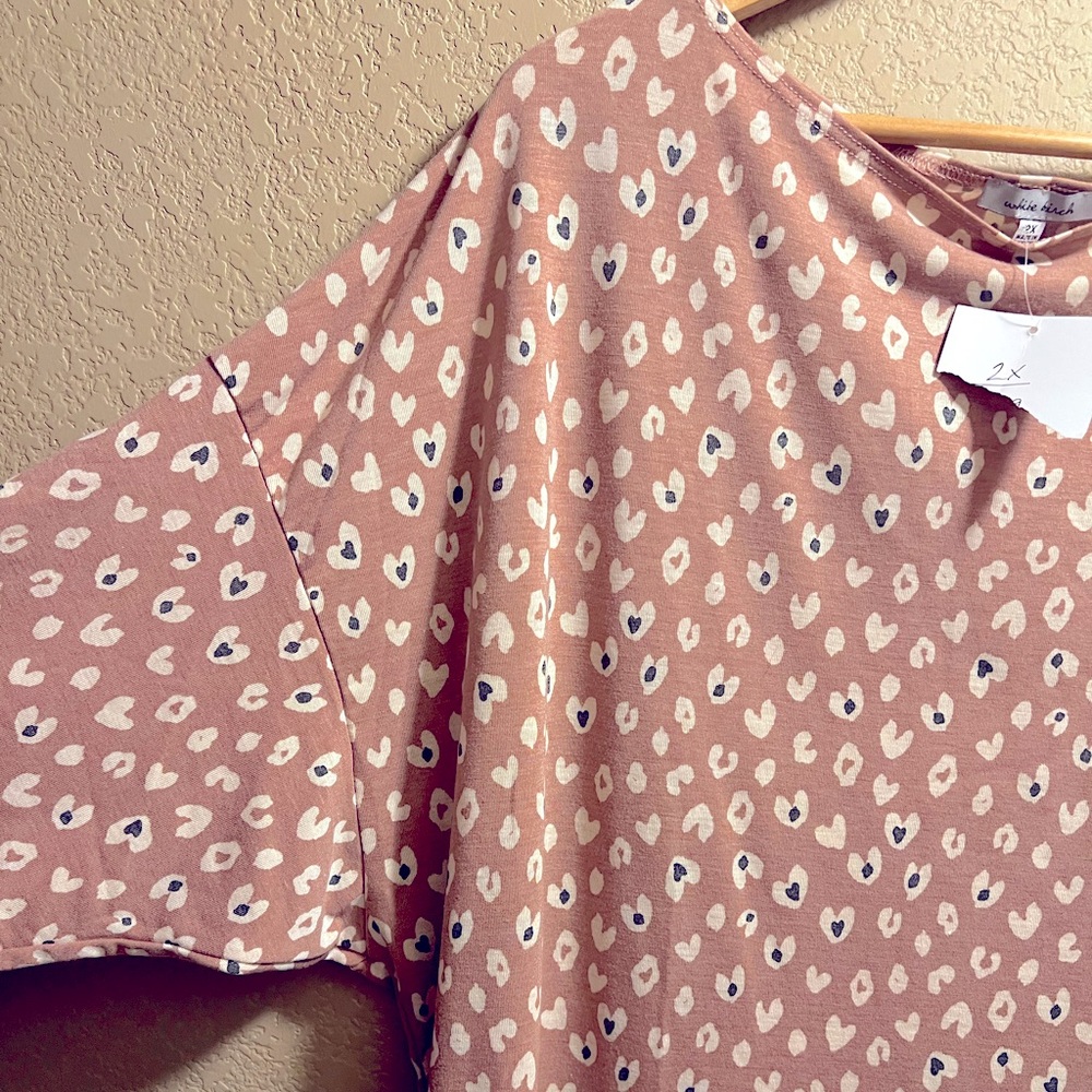 WHITE BIRCH mauve tunic